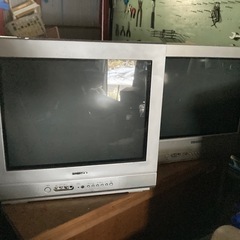 ブラウン管テレビ3台ジャンク品