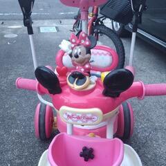 三輪車　ミニーマウス　おしゃべりカーゴTrikeの画像