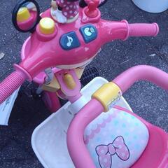 三輪車　ミニーマウス　おしゃべりカーゴTrikeの画像