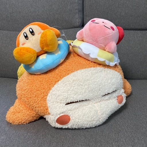 ・星のカービィワドルディふわふわもっとBIG（すやすや）ぬいぐるみ ・星のカービィぷかぷかうきわ ぬいぐるみ カービィ（すやすや）ワドルディ 計3個