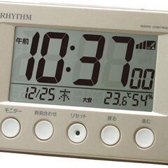 電波置き時計　リズム製　新品　※最終値下げ