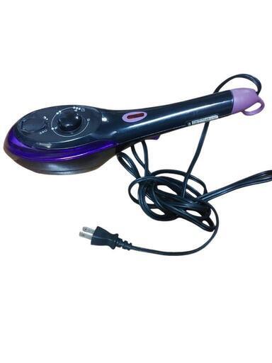 【美品】スマイル ハンディスチームアイロン SE4879 ブラック/パープル