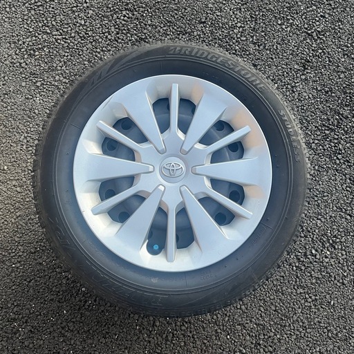 165/65R14 ブリヂストン スタッドレス タイヤ＋ホイール 4本セット 2016年製