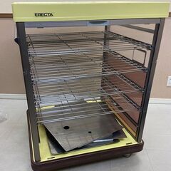 ERECTA エレクター 配膳車 給食ワゴン 両面ロールカーテン(シェード)付き 病院 老人ホーム 福祉施設 学校 (J1418rxY)