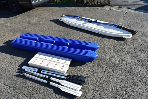 4/17受渡完了】≪zyt1701ジ≫ 大丸ボート製作所 折り畳み式手漕ぎ