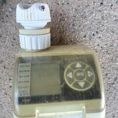 散水ホースセットと蛇口タイマーの画像