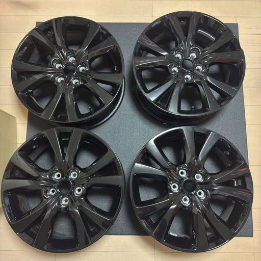 CX-30 新車外し MAZDA純正 18インチ アルミホイール ブラック レトロスポーツエディション 7Jx18+45