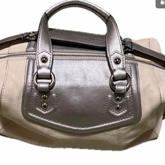 ハンドバッグ　コーチ　coach ホワイト 2wayの画像