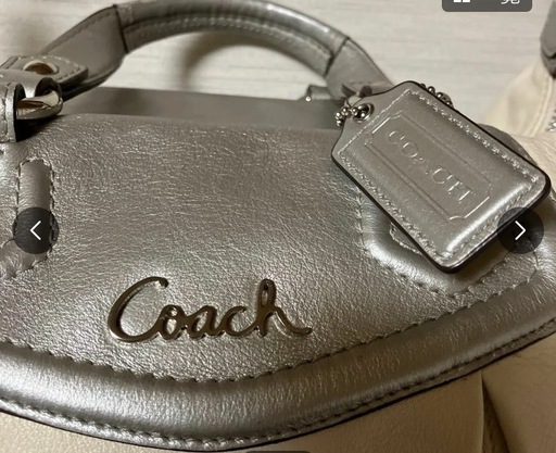 ハンドバッグ　コーチ　coach ホワイト 2way