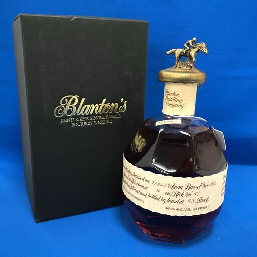 ウイスキー　ブラントンシングルバ　レルバーボン　750ｍｌ　46.5度
