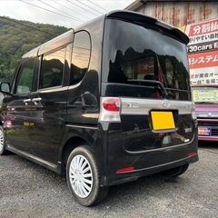 低走行7万キロ台☆月々9千円〜分割可❗️車検2年付き！【名義変更代込み】広い車内！大人気‼️ダイハツ タントカスタム☆特別仕様車☆HDDナビ付き☆走行中DVD見れます☆フルオートエアコン☆スライドドア付き☆ドライブレコーダー☆そのまま乗って帰れます！の画像