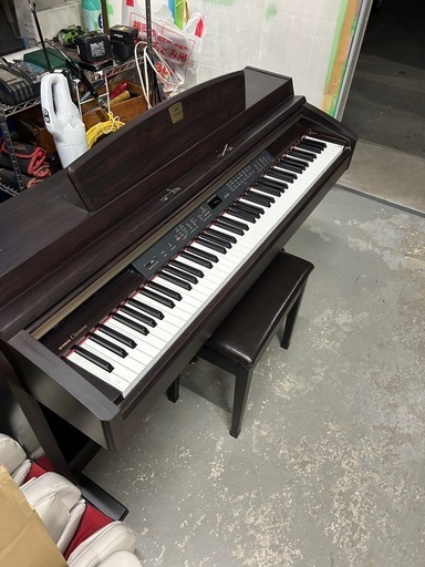 お買得☆美品☆2005年製☆YAMAHAグラビノーバ☆ブラウン色☆激安電子ピアノ☆