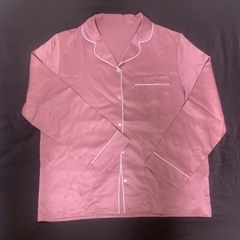 [取引済］GU サテンパジャマ　Ｌサイズの画像