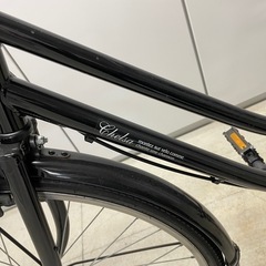 中古自転車　27インチ　黒の画像