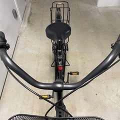 中古自転車　27インチ　黒の画像