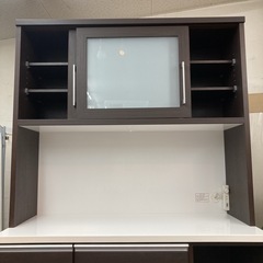 S219 ⭐  NITORI KRISNA シリーズ キッチンボード 食器棚、幅120cm USEDの画像