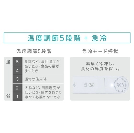 アイリスオーヤマ 冷凍庫80Lスキマックス スリム
