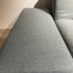 新品級特価品!!ニトリソファーベッド　メーベル2P ターコイズブルー　の画像