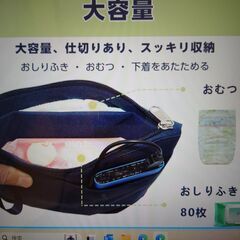 USB式　おむつ　お尻ふき　温めポーチ　（新品未使用品）の画像