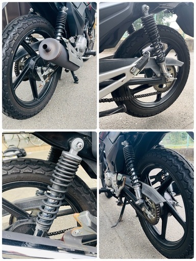 YAMAHA　ヤマハ YX125　機関良好　タイヤ前後バリ山　自賠責保険は、令和8年3月迄付いてます。