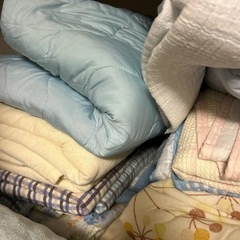 使用あり毛布&シーツ
