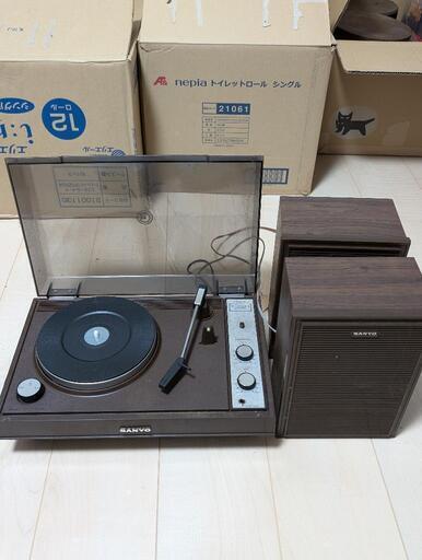 SANYO - ★SANYO PG-50W　これぞお家にあったレコードプレーヤーだ！　♪ ☆SANYO PG-50W これぞお家にあったレコードプレーヤーだ