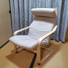 IKEA 　1人用ソファー ◇サイドテーブル付◇