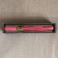 【新品・未使用】帯じめ　ピンク　絹100%