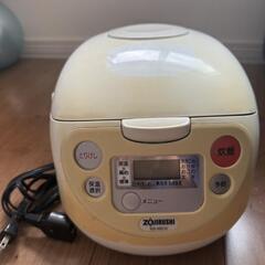 T-fal・.象印炊飯器の2点の画像