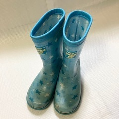 長靴　20cm  水色　