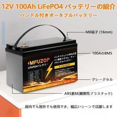 【新品】lifepo4バッテリー 1280wh（オプションでソー...