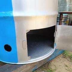 ドラム缶200l 焼却炉　配達設置します。
の画像