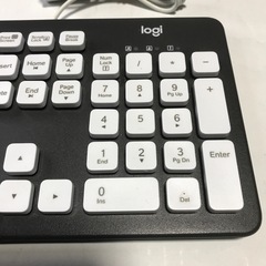 ロジクール有線キーボード美品の画像