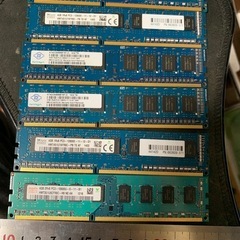 旧式PCメモリ@4gb x 6枚
