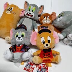 ぬいぐるみ　トムとジェリー　6体