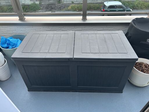 マルチボックス ジャングル 300リットル ブラック （ 屋外 収納ボックス 収納 屋外収納 ストッカー ベランダ 収納庫 ）