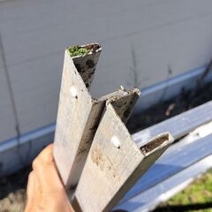 アルミ脚立　はしご兼用脚立　脚立長1500mm　軽トラックの荷台に乗ります！の画像