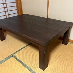 【取引終了】 家具調コタツ　120cmサイズ