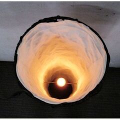 バリ島インテリア　フロアスタンドライト　動作良好　高さ80㎝　照明　間接照明　おしゃれ　アジアンリゾートスタイル　エスニックの画像