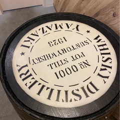 早い者勝ち！樽 酒樽 ディスプレイ用 店舗用 ヴィンテージ アンティーク ウィスキー樽 レトロ 立ち飲みテーブル バーテーブル の画像