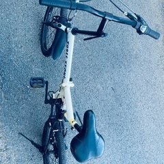 No 9 折りたたみ自転車　20インチ自転車　6 段ギア付きの画像