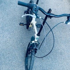 No 9 折りたたみ自転車　20インチ自転車　6 段ギア付きの画像