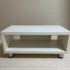 テレビ台　白