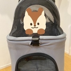 ペットカート / グレーの画像