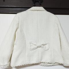 110cm　エニィファム リボン ツイード ジャケットの画像