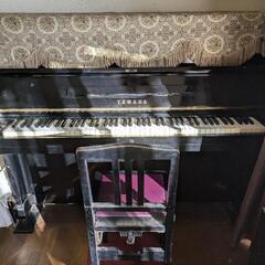 【交渉中】Yamaha U1E アップライトピアノ　いす付き