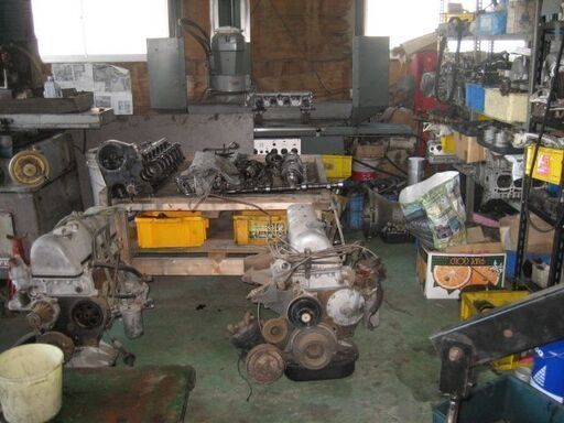 Mベンツ113SL-エンジンリペア-実施中-127-129-130