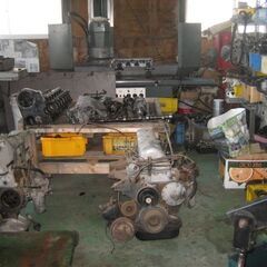Mベンツ113SL-エンジンリペア-実施中-127-129-130