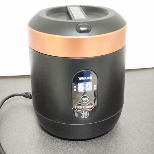 YAMAZEN　炊飯器 1.5合炊き ブラック　山善　ヤマゼン　美品 保温 予約機能