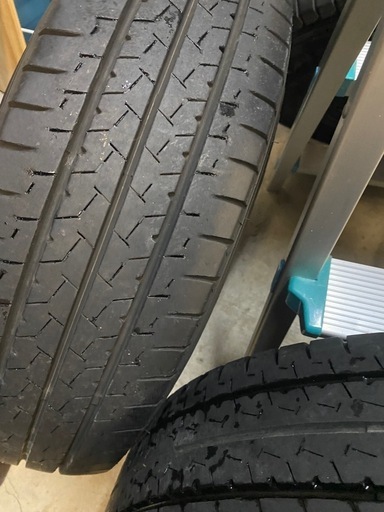ガリ傷無し！美品！山あり！バンタイヤ　MTS エムテクノ ホイール ハ　イエース